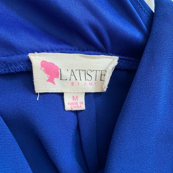 Royal blue play suit - Picture 2 of 3